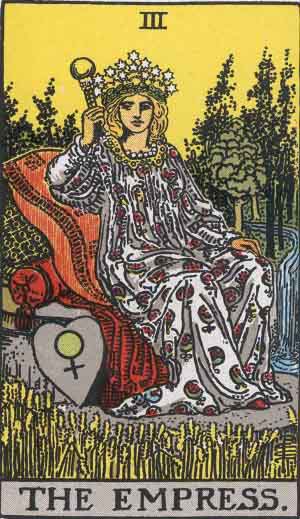 The Empress tarot card