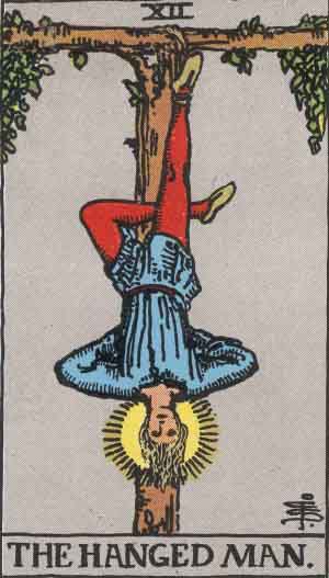 The Hanged Man tarot card