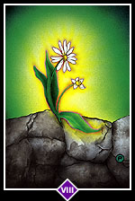 courage  Zen love tarot card