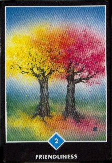 friendliness Zen love tarot card