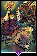  the rebel Zen love tarot card