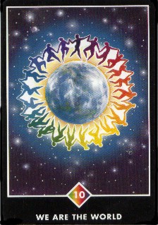 we are the world Zen love tarot card